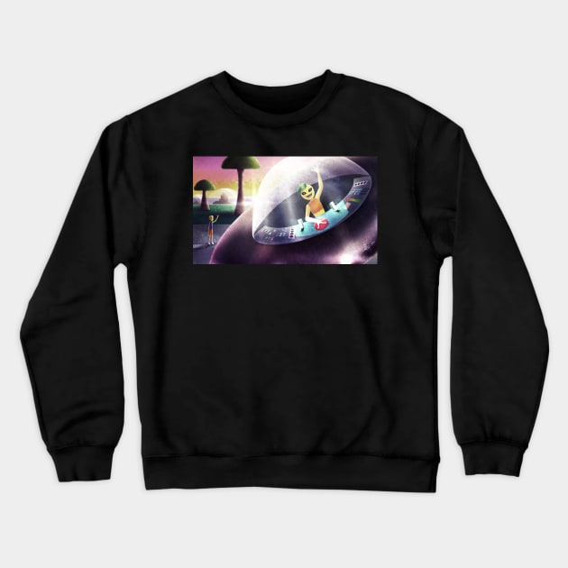 Leaving Home Crewneck Sweatshirt by Alyen